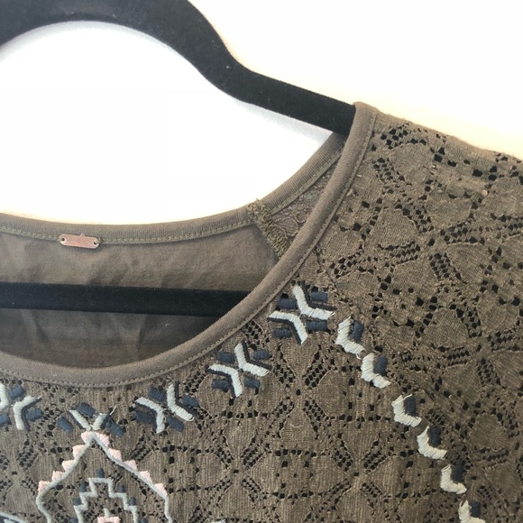Free People Embroidered Top - Picture 4 of 5